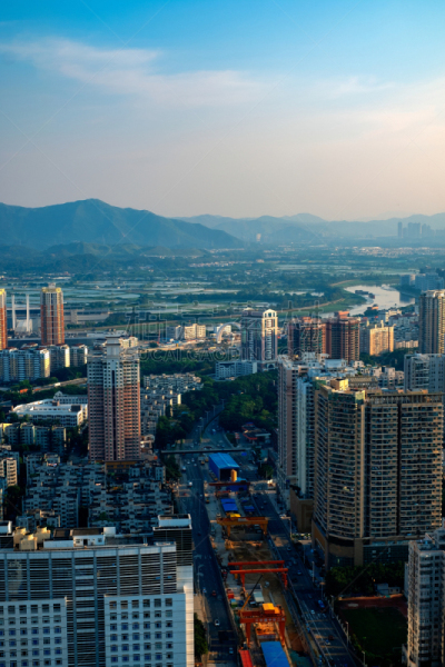 商务旅行,汽车,交通,交通方式,多车道公路,著名景点,户外,深圳,建筑,新的
