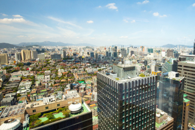 都市风景,首尔,在上面,商务,现代,著名景点,韩国,朝鲜半岛,城市扩张,夏天