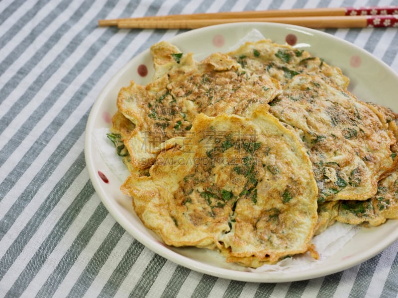 蔬菜,鸡蛋,薄烤饼,高雅,韩国食物,传统,天麸罗,饮食产业,食品,健康