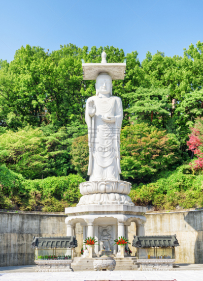 首尔,佛,寺庙,风景,著名景点,韩国,朝鲜半岛,户外,建筑,雕塑