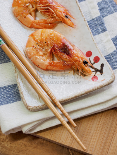 虾,东方食品,垂直画幅,形状,韩国食物,传统,古老的,海产,健康,油煎虾面