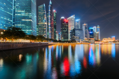 商务,滨海湾 ,都市风景,城市天际线,市区,居住区,室内过夜,反射,旅行,涉水