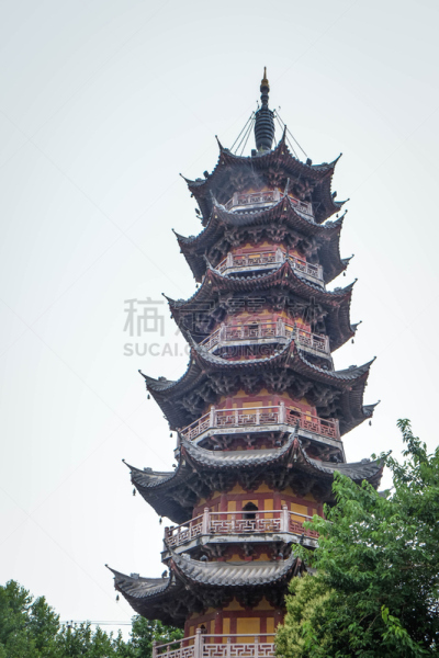 龙华寺,上海,宝塔,一个物体,活力,传统,过去,复古风格,古董,建筑业