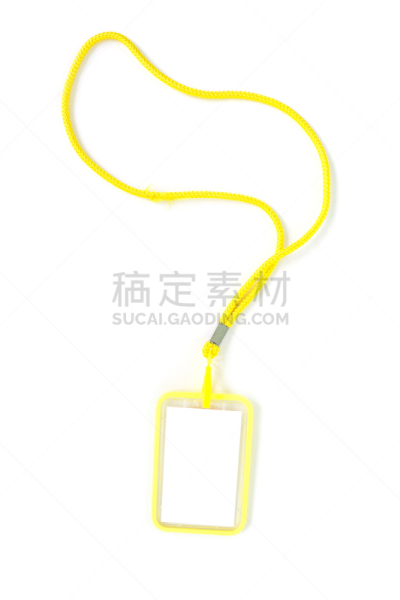 证章,黄色,空白的,白色背景,项链,会议中心,商务,安全,贺卡,易接近性