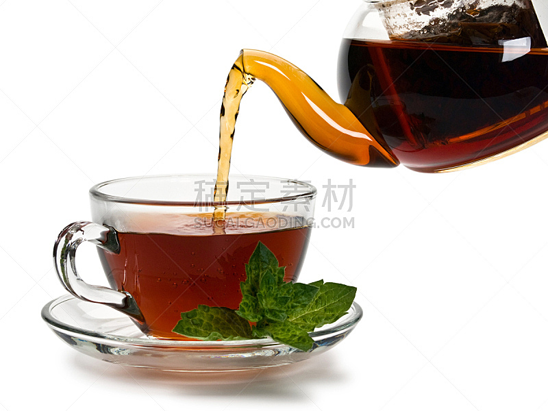 红茶,杯,饮料,绿茶,茶碟,膳食,图像,茶壶,叶子,无人