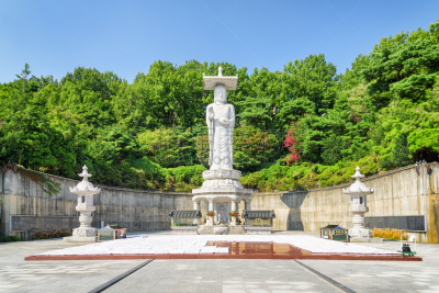 韩国,首尔,佛,寺庙,著名景点,朝鲜半岛,户外,建筑,雕塑,城市