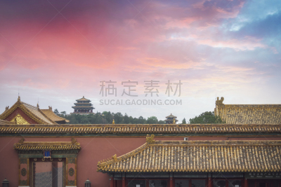 北京,故宫,人种,户外,黄色,蓝色,远古的,著名景点,国际著名景点,宏伟
