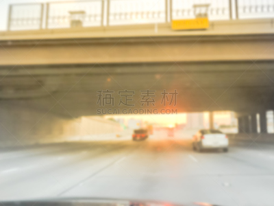 交通,公路,美国,运动模糊,琴码,黎明,卡车,汽车,迅速,图像