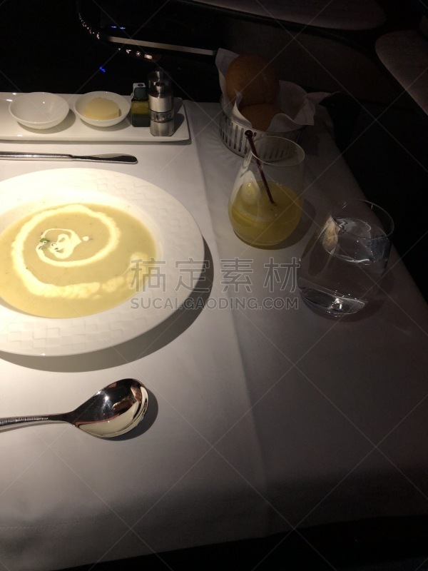 商务旅行,飞机,汤,菜单,糖衣蛋糕,船上,商务,比利时,头等舱,清新