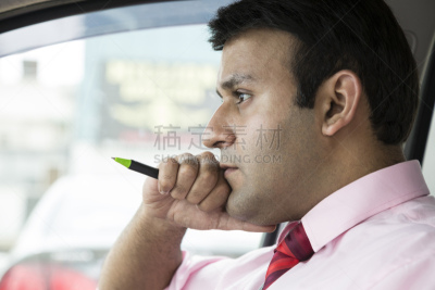 男商人,图像,股票,在活动中,旅途,汽车,仅男人,交通,仅一个男人,交通堵塞