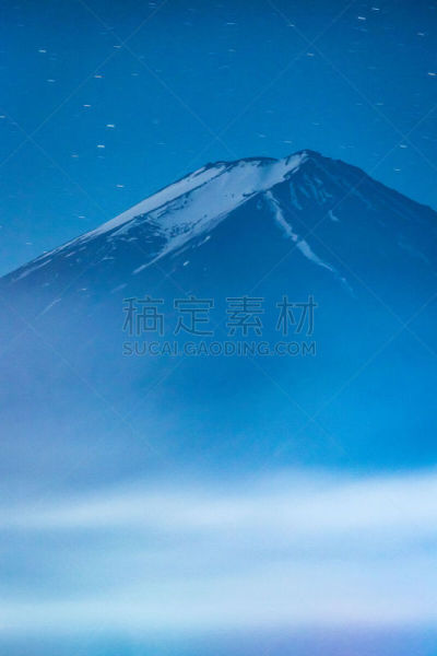 富士山,星系,夜晚,山,日本,银河系,暗色,云景,午夜,雪山