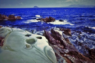 海岸地形,风景,北,海岸线,天空,水平画幅,风化的,无人,岩层,海岬