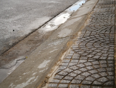 小路,人行道,街道,路,式样,城市生活,纹理效果,圆石,平视角,沥青