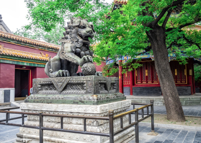 建筑,中国,北京,雍和宫,孔子,哲学家,地形,户外,华丽的,远古的