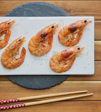 虾,东方食品,垂直画幅,形状,韩国食物,传统,古老的,海产,健康,油煎虾面