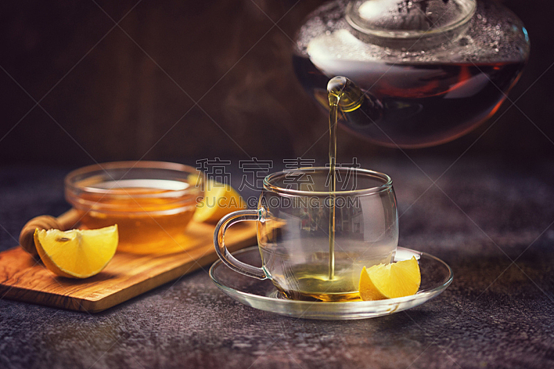 红茶,杯,饮料,茶,热,绿茶,清新,热饮,厚木板,怀旧风格