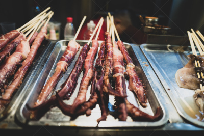 王府井,市场,小吃,街头食品,夜市,北京,食品,北京市,著名景点,甜点心