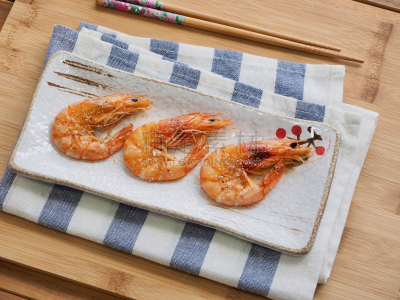 虾,东方食品,水平画幅,形状,韩国食物,传统,古老的,海产,健康,油煎虾面