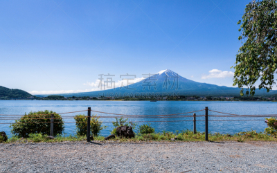 富士山,夏天,天空,日本,火山,山,白昼,蓝色,美原,雪山
