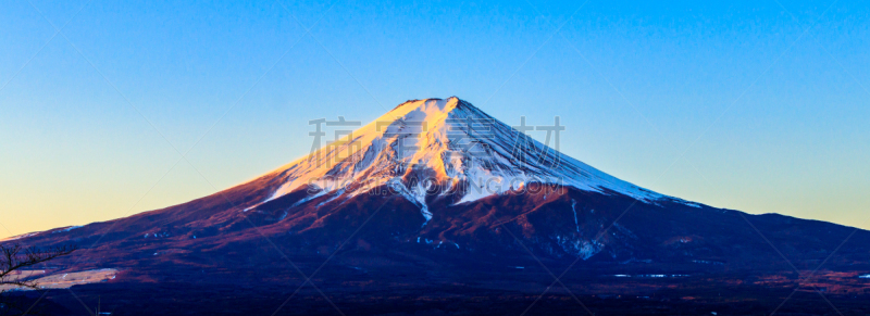 雪,富士山,日本,冬天,自然美,部分,云景,云,水面,著名景点