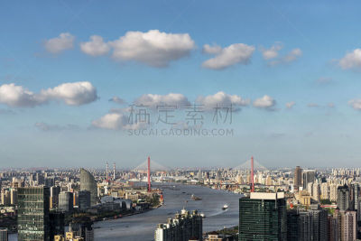 现代,上海,国际著名景点,船,暗色,著名景点,客轮,阴影,河流,黄浦江