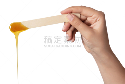 蜂蜜,蜡,刮刀,分离着色,热,部分,背景分离,棍,化妆用品,纹理