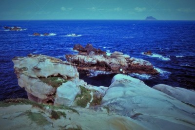 海岸地形,风景,北,海岸线,天空,水平画幅,风化的,无人,岩层,海岬