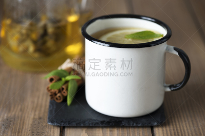 绿茶,热,咖啡杯,药,杯,香料,茶杯,马克杯,植物,木制