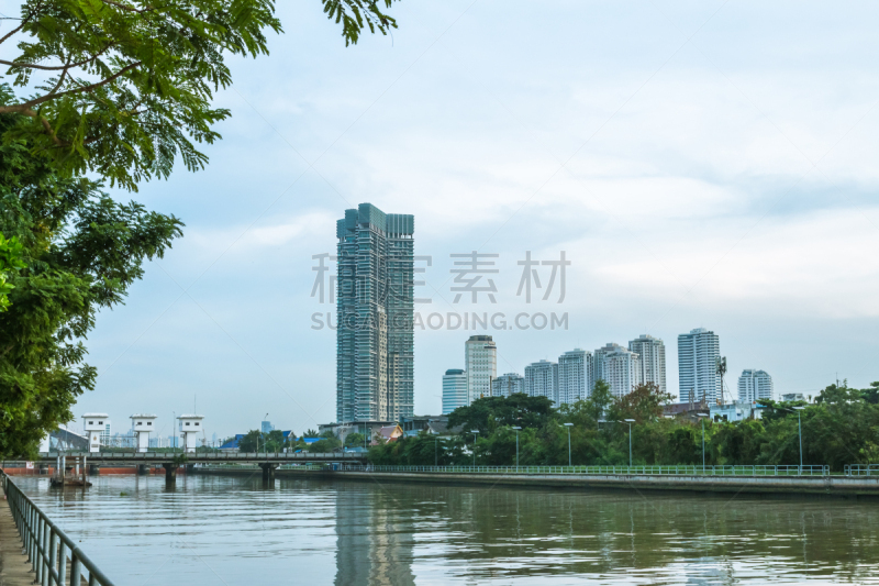 园林,自然,建筑外部,多样,男人,天空,夏天,草,滨水,都市风景