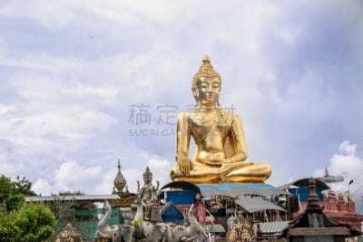 泰国,灵性,缅甸,水平画幅,山,传统,寺庙,东亚,异国情调,户外