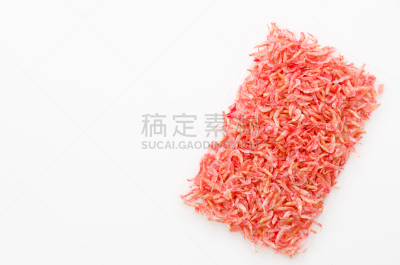 虾,钙,大量物体,书上,红色,白色背景,天麸罗,海产,撒下,食品
