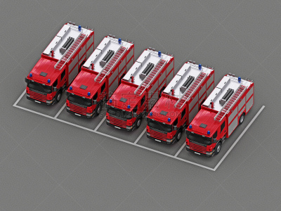 消防车,组物体,卡车,汽车,交通方式,现代,设备用品,三维图形,危险,警铃