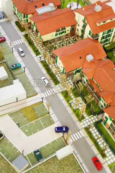 小的,模型,垂直画幅,人造的,高视角,符号,组物体,塑胶,居住区,想法