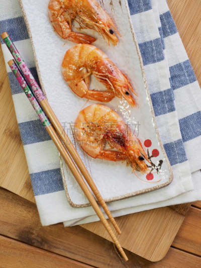 虾,东方食品,垂直画幅,形状,韩国食物,传统,古老的,海产,健康,油煎虾面