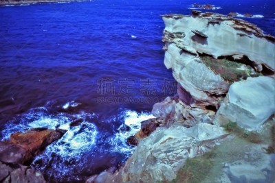 海岸地形,风景,北,海岸线,天空,水平画幅,风化的,无人,岩层,海岬