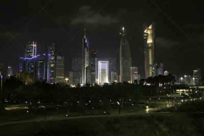 科威特,塔,科威特塔,建筑外部,风景,图像,光轨,波斯湾,无人,户外