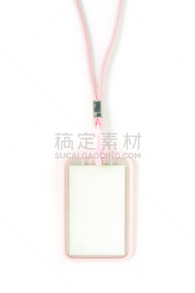 证章,粉色,空白的,项链,白色背景,会议中心,商务,安全,贺卡,易接近性