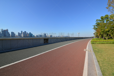 杭州,运动,新城市,小路,横截面,沥青,汽车,交通,塑胶,地板