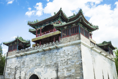 北京,颐和园,文昌,塔,国际著名景点,世界遗产,云,著名景点,风格,古代史