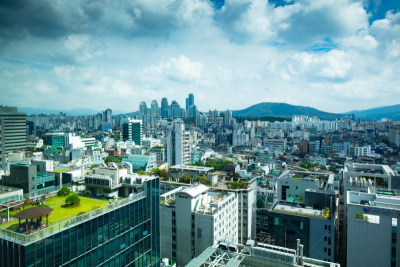 都市风景,首尔,在上面,商务,现代,著名景点,韩国,朝鲜半岛,城市扩张,夏天