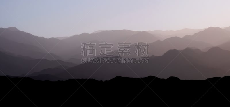 阿根廷,山脉,山,安地斯山脉,科迪勒拉,多层效果,圣胡安,曙暮光,灰色,环境