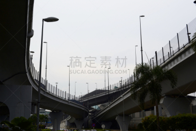 高架道路,路,桥,城市生活,汽车,交通,迅速,路口,公路,交通方式