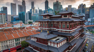 都市风景,新加坡市,城市天际线,市区,夜晚,市区路,旅行者,滨水,新加坡河,著名景点