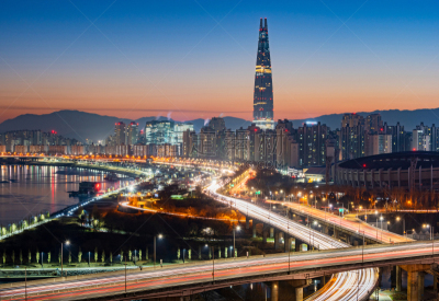 韩国,城市天际线,首尔,商务,交通,著名景点,朝鲜半岛,户外,办公室,城市