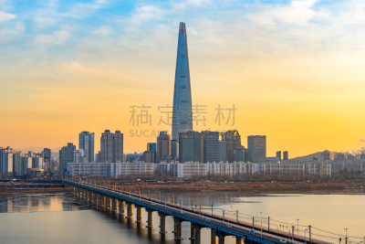 韩国,城市天际线,首尔,商务,交通,著名景点,朝鲜半岛,户外,办公室,城市