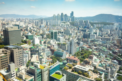 都市风景,首尔,在上面,商务,现代,著名景点,韩国,朝鲜半岛,城市扩张,夏天