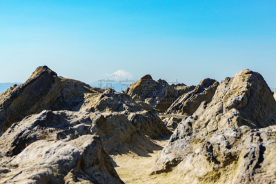神奈川县,岛,野餐,著名景点,富士山,户外活动,休闲活动,岩石,户外,天空