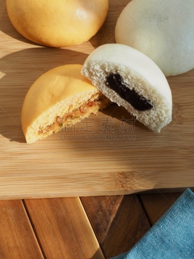 中式小笼包,东方食品,比萨饼,菜豆,涂油烤肉,塞满了的,垂直画幅,韩国食物,面包,白色
