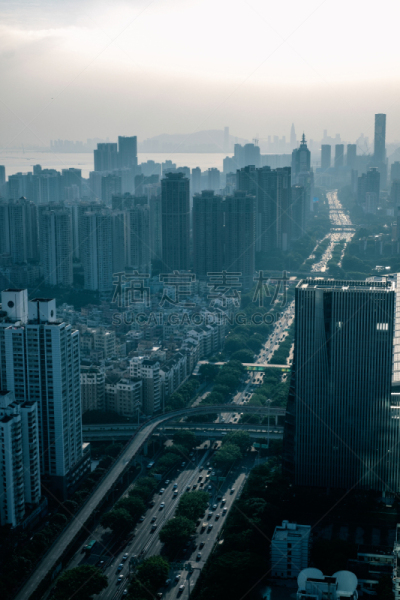 商务旅行,汽车,交通,交通方式,多车道公路,著名景点,户外,深圳,建筑,新的