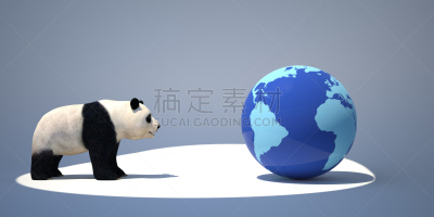 熊猫,地球,水平画幅,形状,全景,生态学家,熊,摄影,旅行
